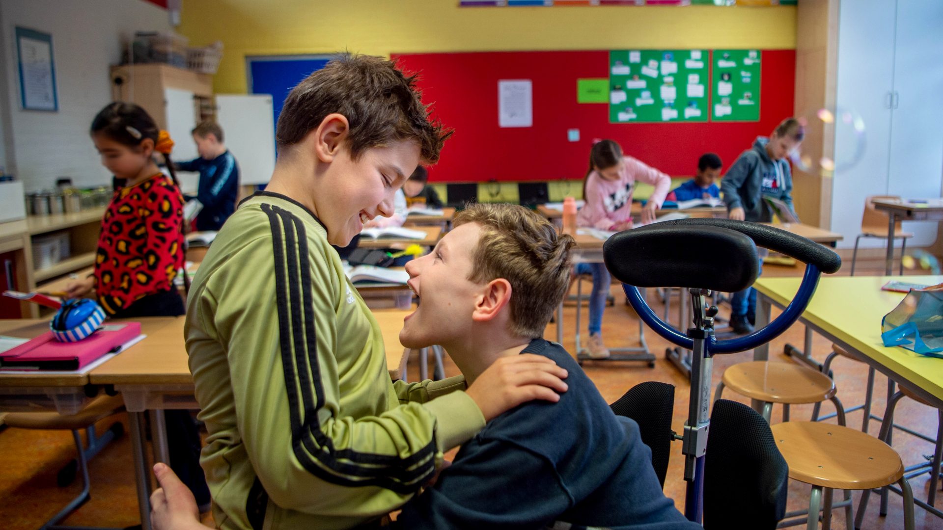 Contactmoment leerlingen Samen naar School-klas